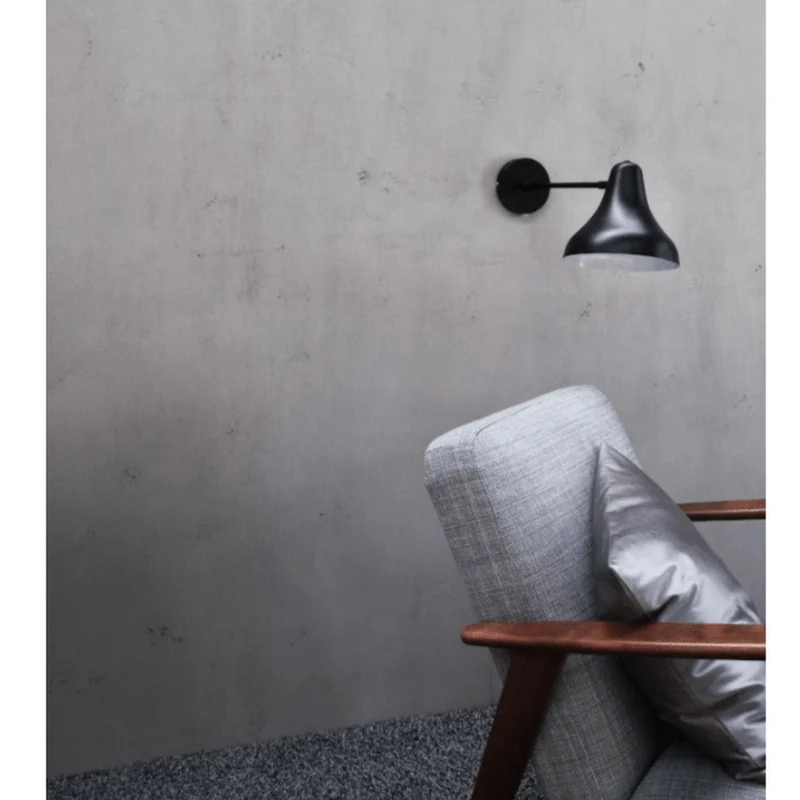 Applique Murale Noire Metal
