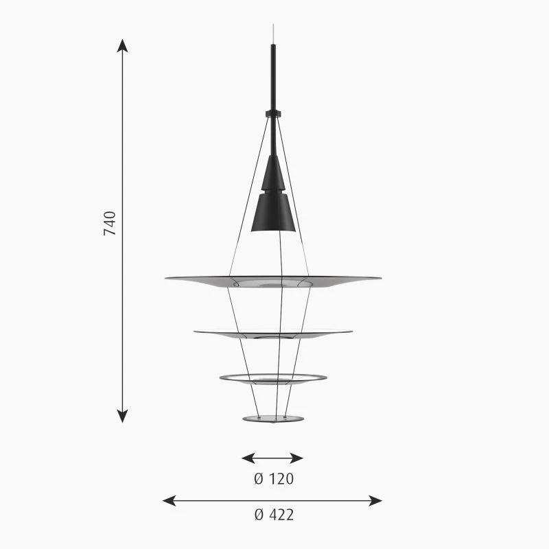 Louis Poulsen Enigma GU10 Pendant Lamp