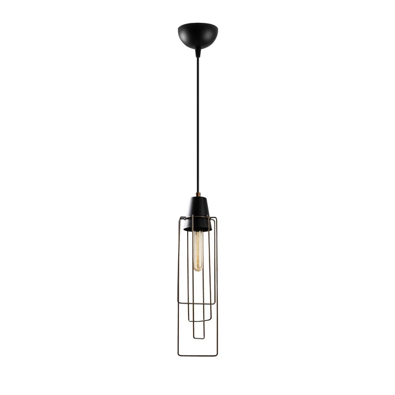 Suspension Luminaire Fer Noir