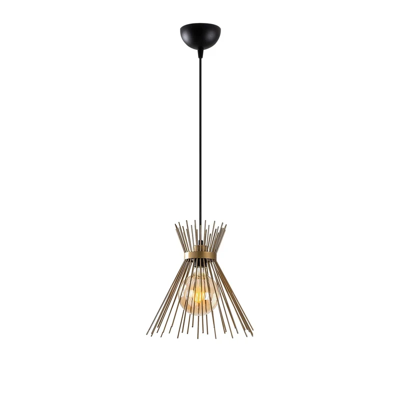 Luminaire Suspension Doré