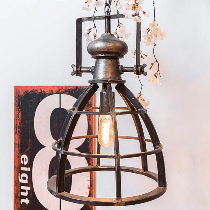 Suspension Industrielle Ancienne