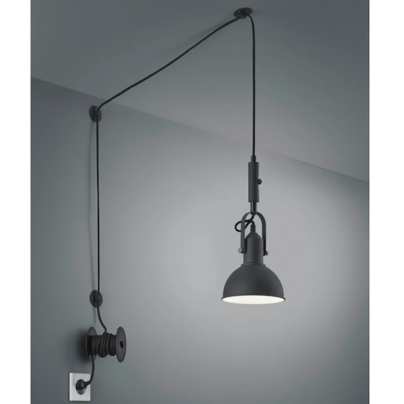 Luminaire En Fer Noir