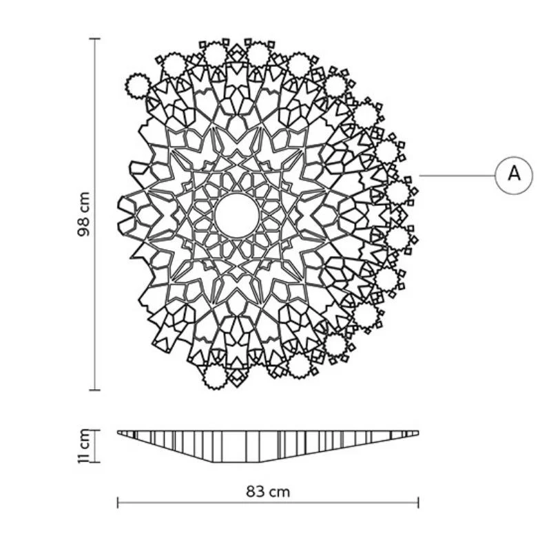 Karman Notre Dame Wall-Ceiling Lamp