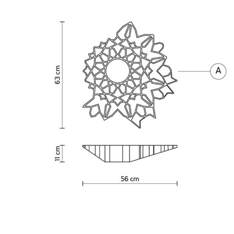 Karman Notre Dame Wall-Ceiling Lamp