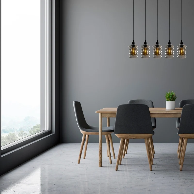Lampe Suspension Verre Vintage