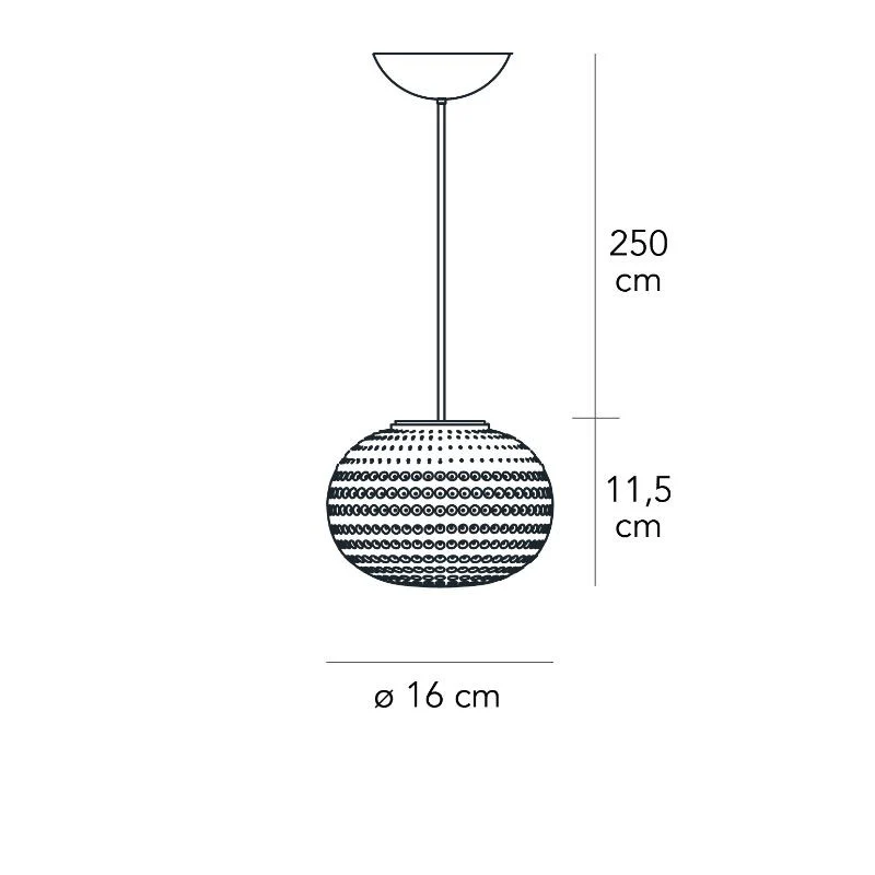 Fontana Arte Bianca Pendant Lamp