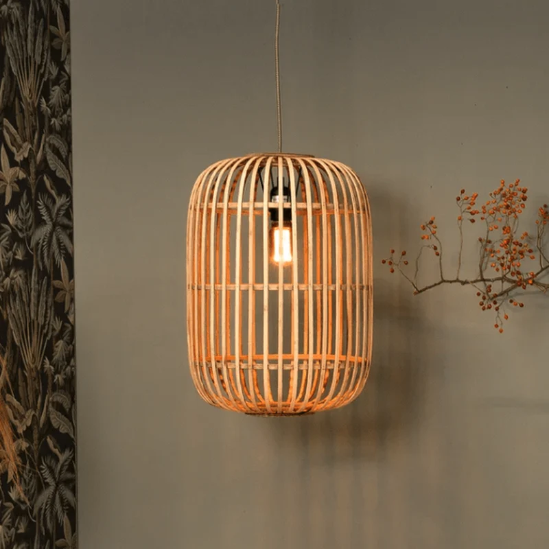 Luminaire Bambou Rotin