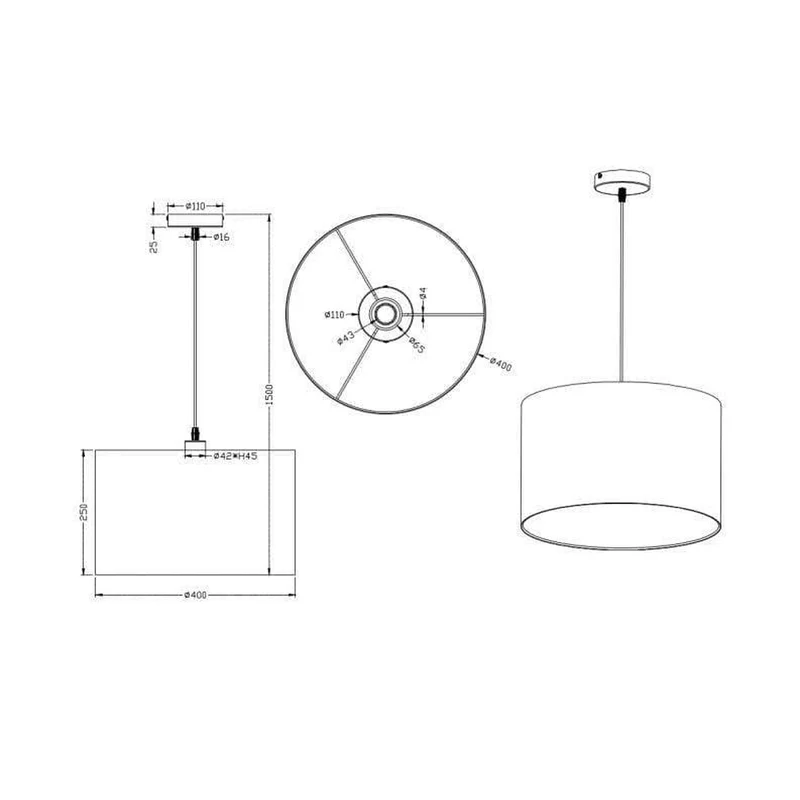 Suspension Ronde