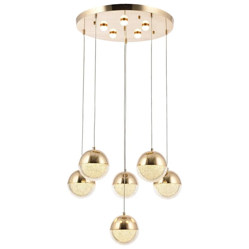 Suspension Or Boule Verre
