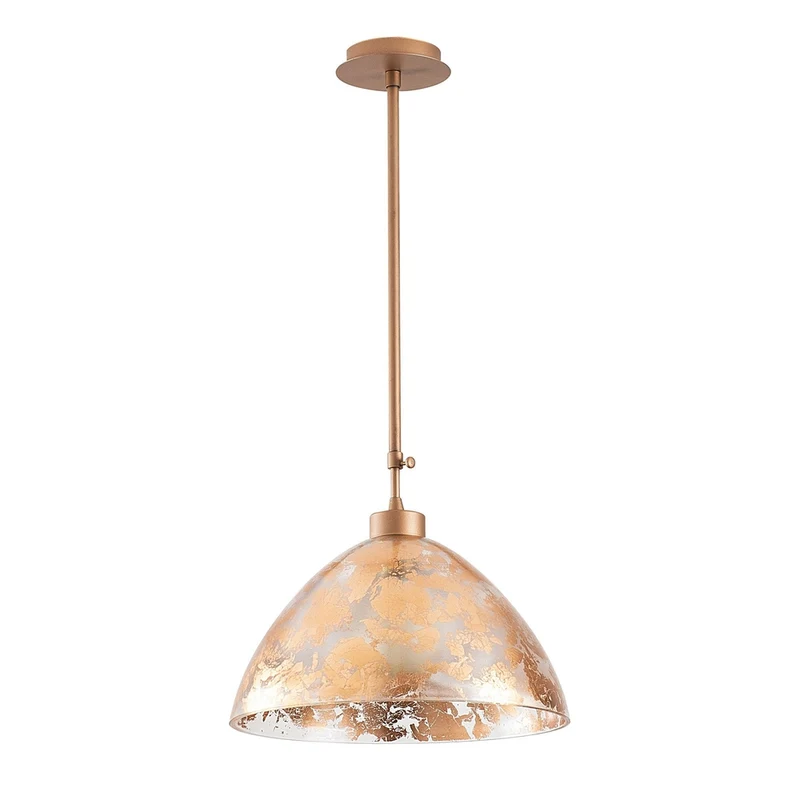 Suspension Cuivre Et Verre