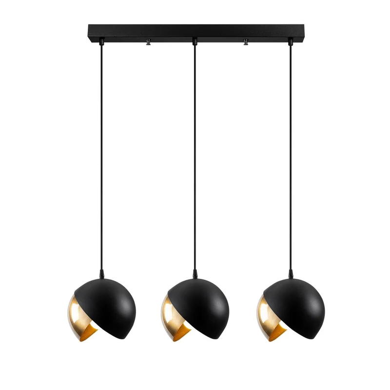 Suspension 3 Ampoules Noir