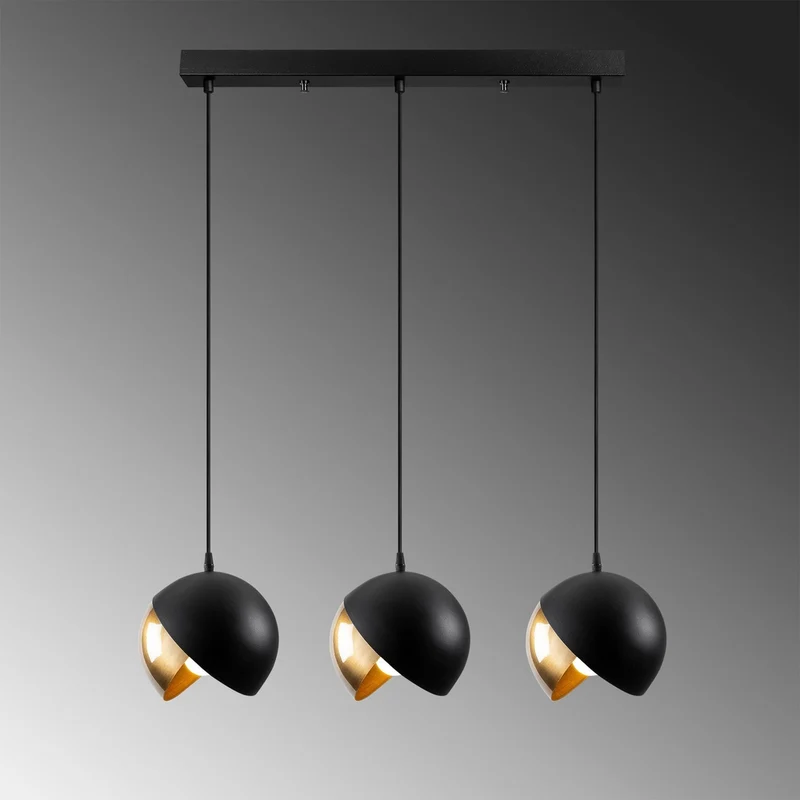 Suspension 3 Ampoules Noir