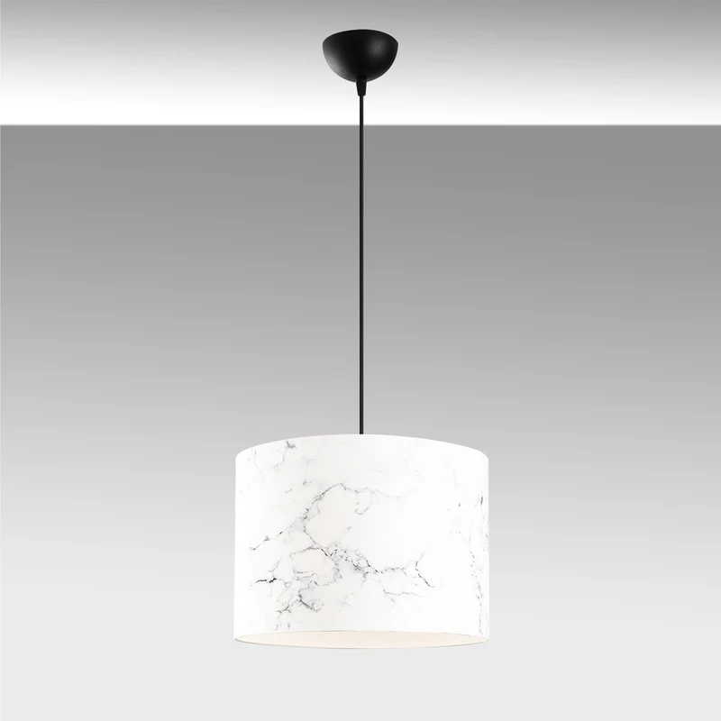Suspension Marbre Blanc