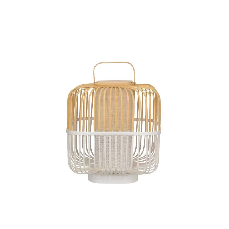 Forestier Bamboo Square Table Lamp and Lantern