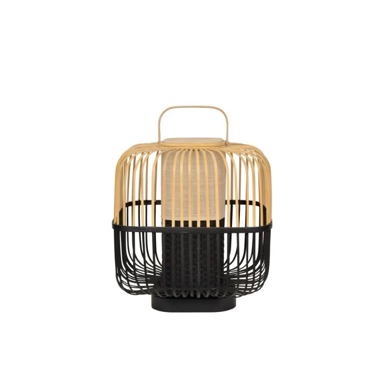 Forestier Bamboo Square Table Lamp and Lantern