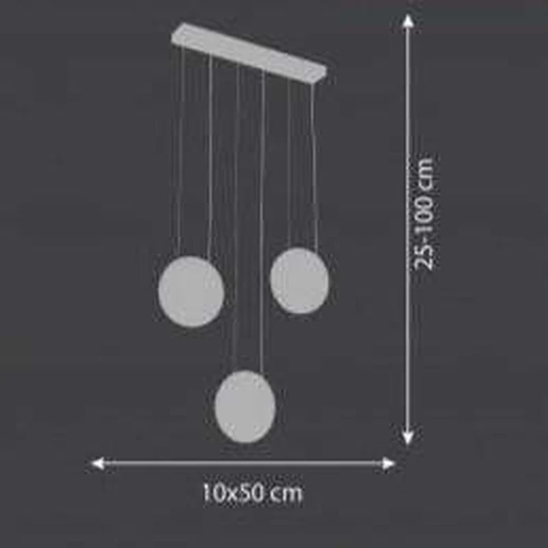Luminaire Suspension Chromé