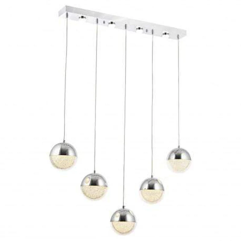 Suspension 5 Boules Verre