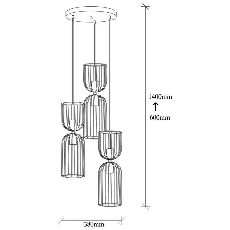 Lampe Suspension Cuisine Vintage
