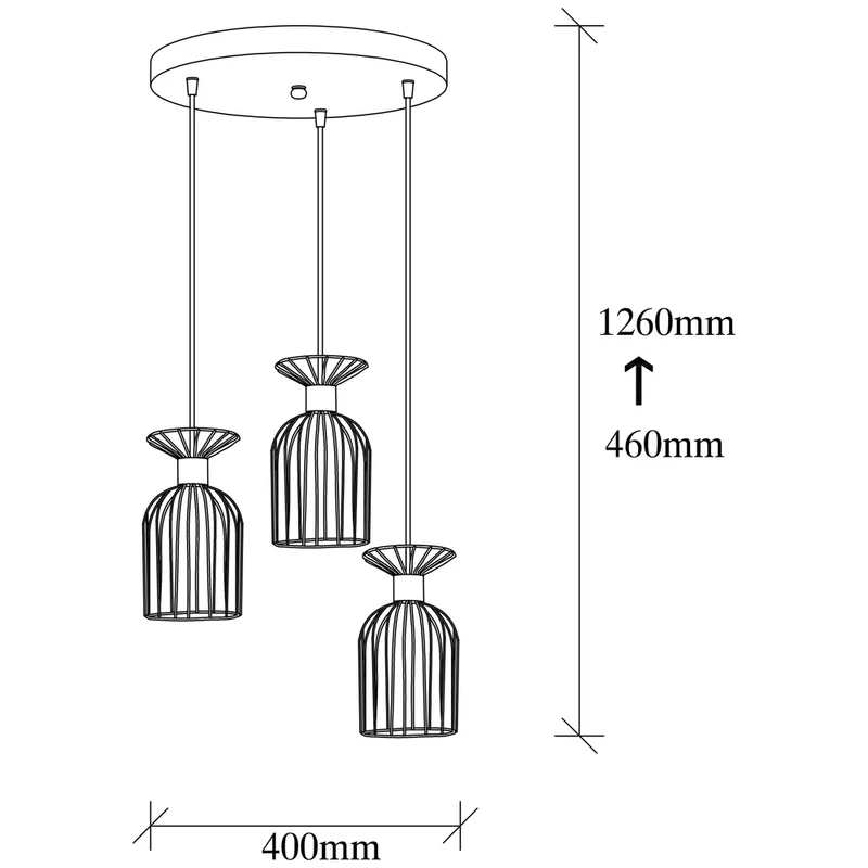 Suspension Luminaire Retro Vintage