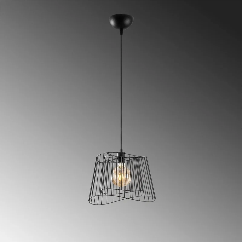 Suspension Ampoule Noir