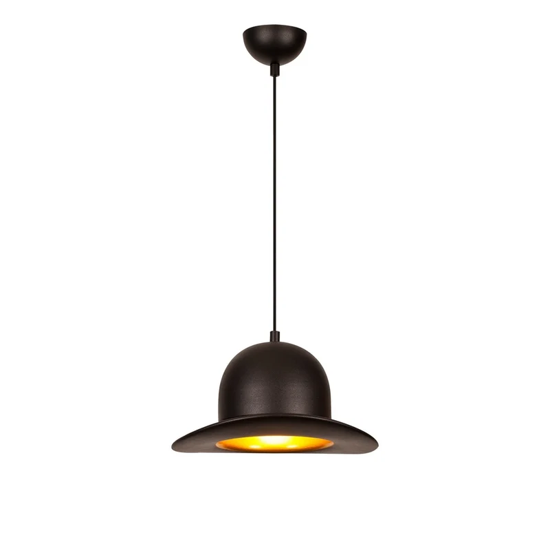 Suspension Chapeau Noir