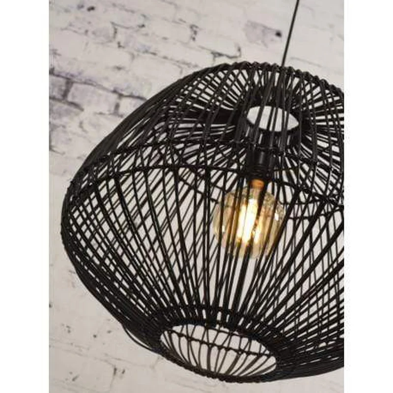 Luminaire Suspension Rotin