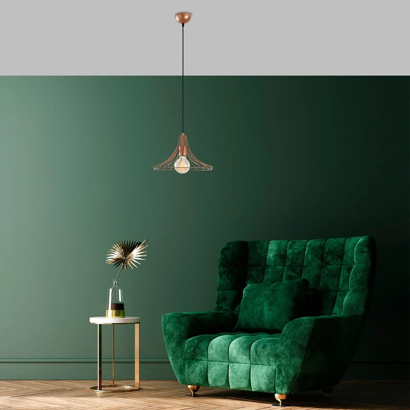Lampe Cuivre Suspension