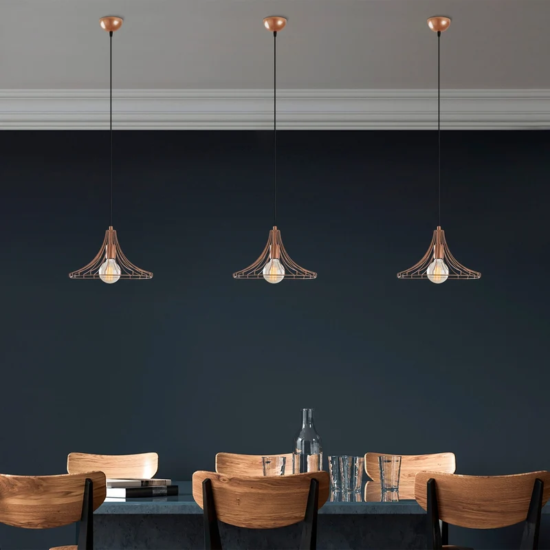 Lampe Cuivre Suspension