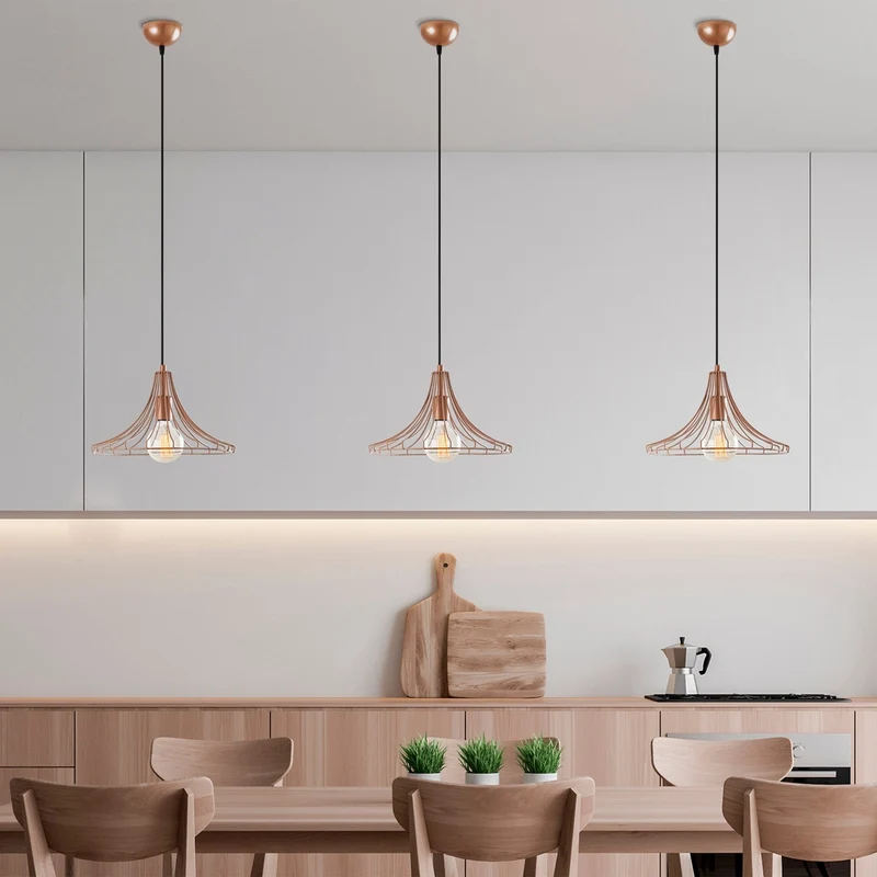 Lampe Cuivre Suspension