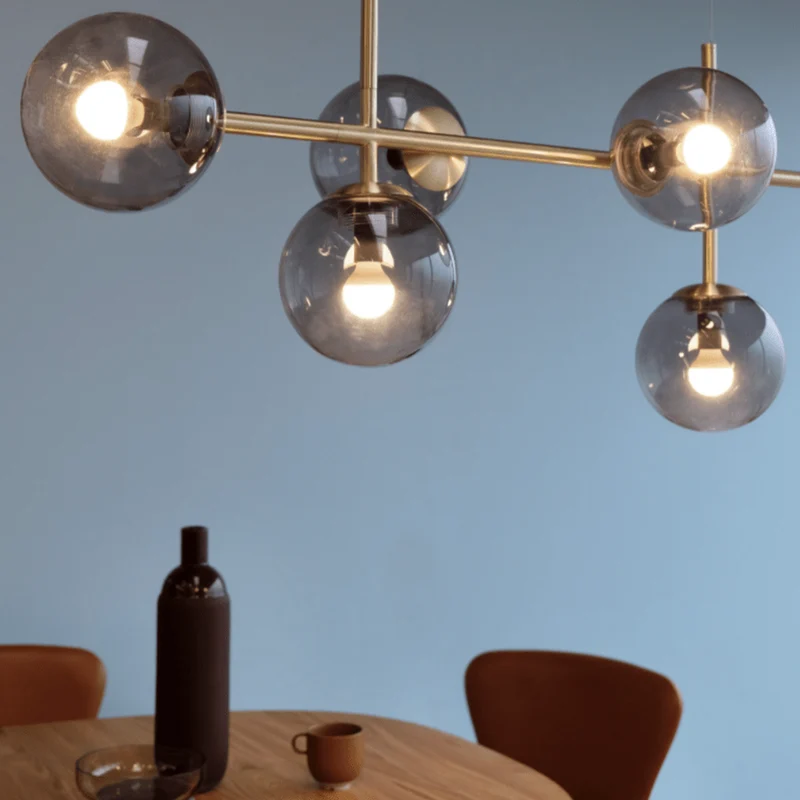 Suspension Design Noir Et Or