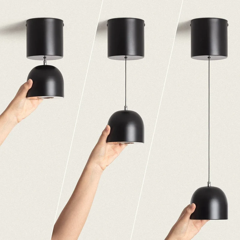 Suspension Luminaire Noir Mat