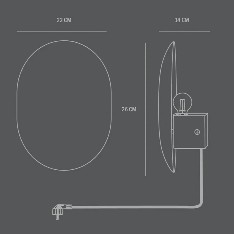 101 Copenhagen Clam Wall Lamp