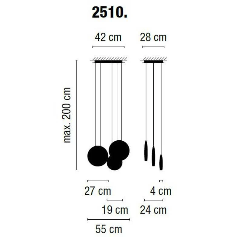 Vibia Cosmos 2510 Pendant Lamp