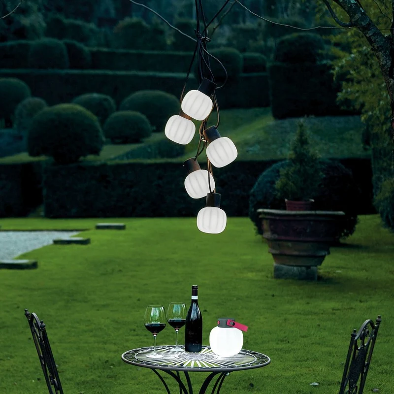 Martinelli Luce Kiki Chain of Outdoor Lamps