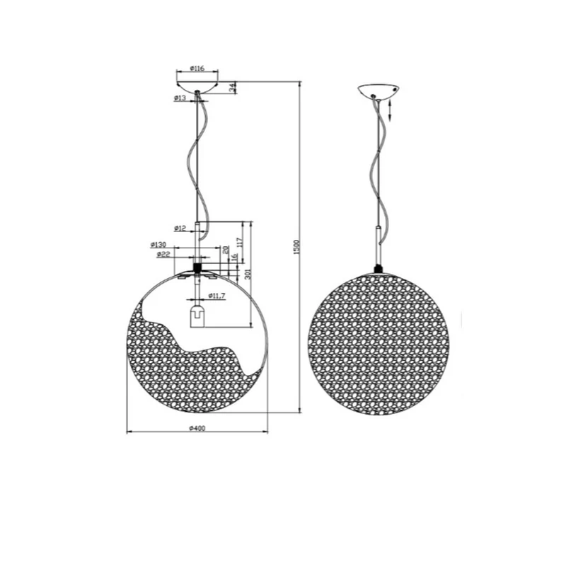 Suspension Boule Design