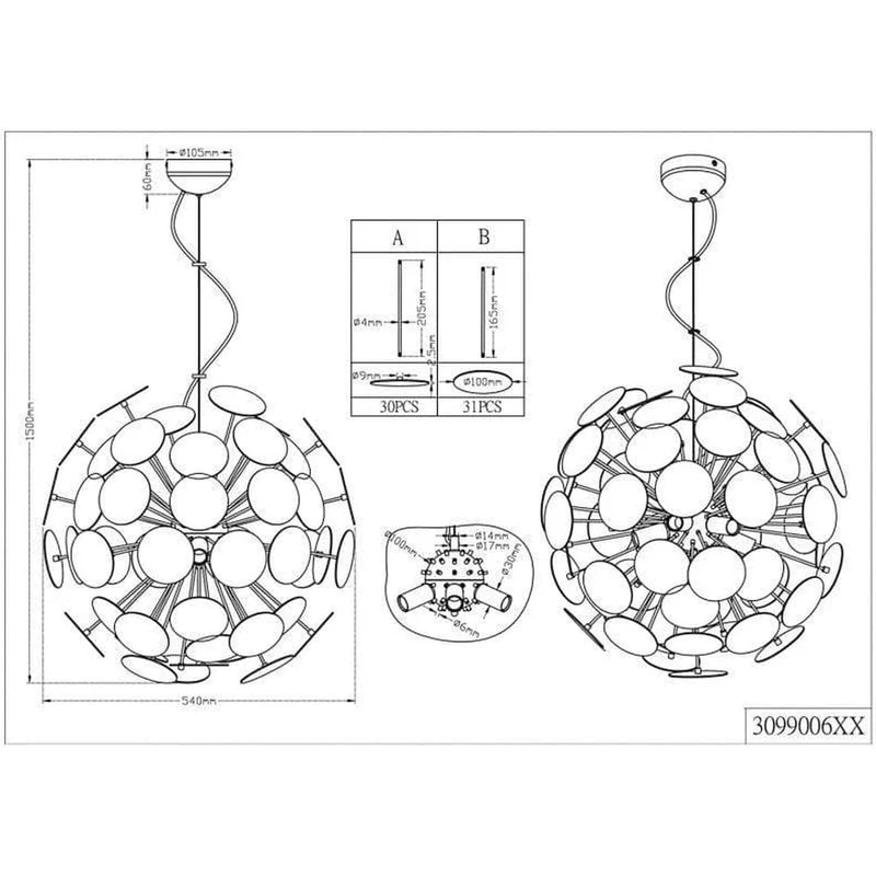Suspension Moderne Salon