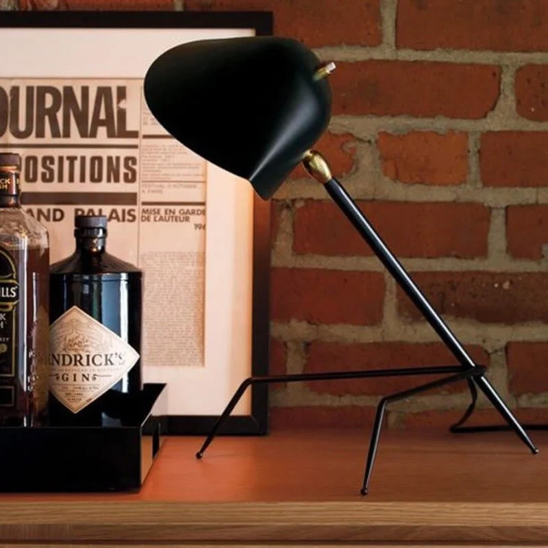 Serge Mouille Tripod Desk Lamp