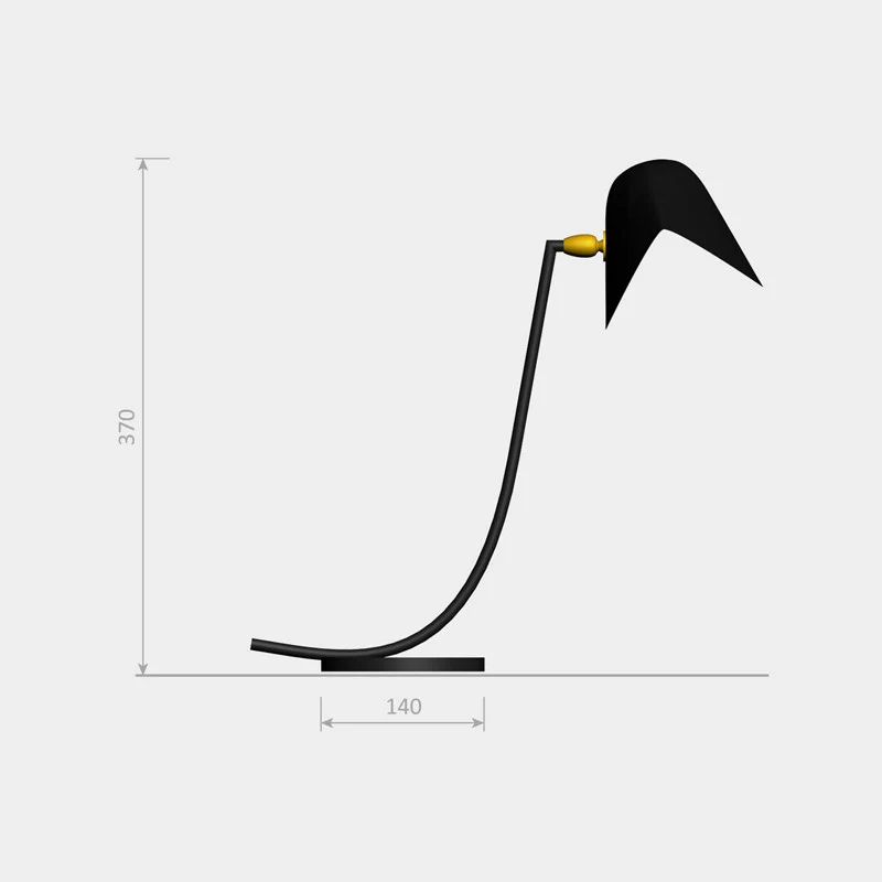 Serge Mouille Antony Desk Lamp