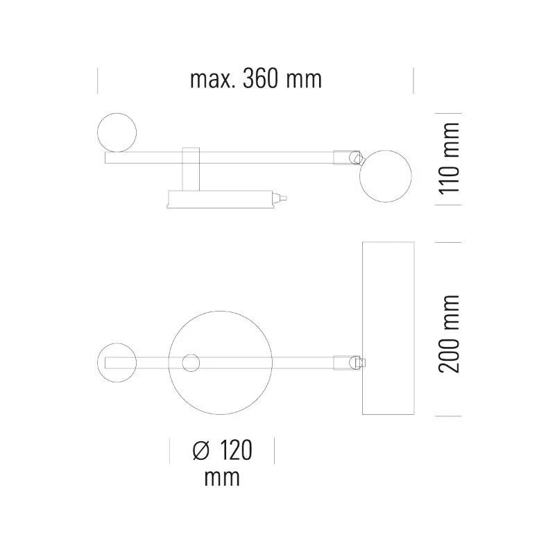Tecnolumen De Stijl Piano Lamp DS 28