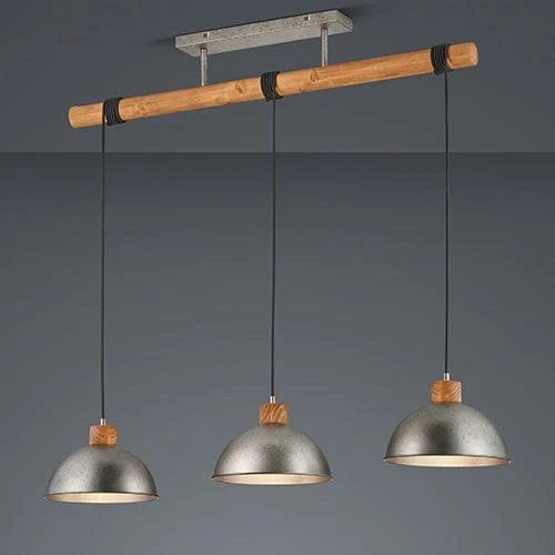 Suspension Industrielle Grise