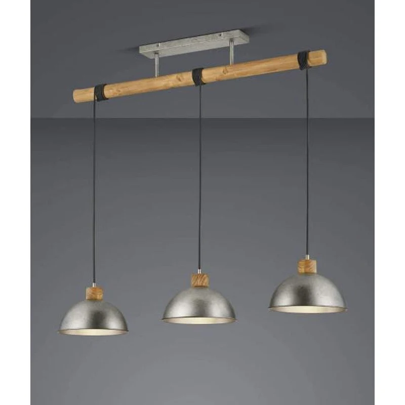 Suspension Industrielle Grise