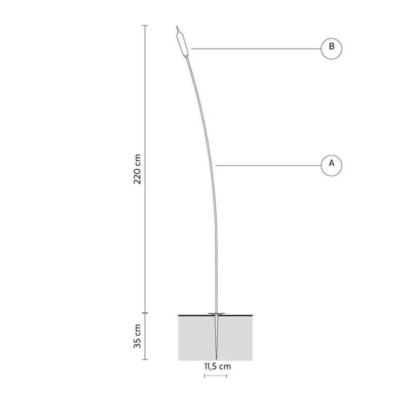 Karman Nilo Outdoor Floor Lamp