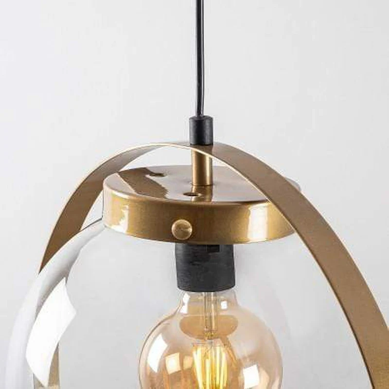 Suspension Boule Or