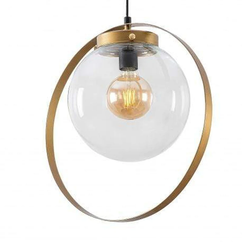 Suspension Boule Or