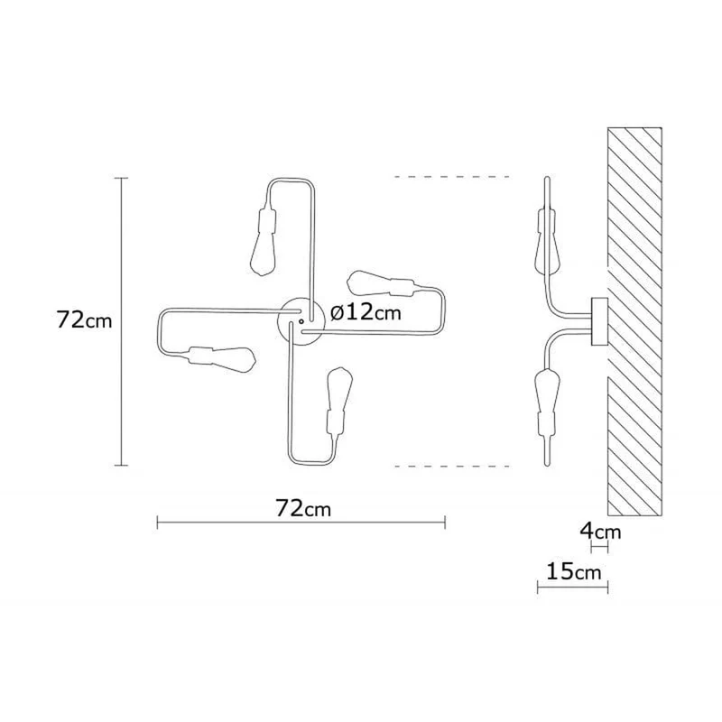 Plafonnier Simple Ampoule