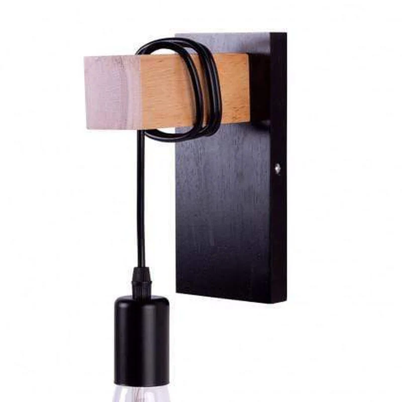 Applique Murale Design Metal Noir