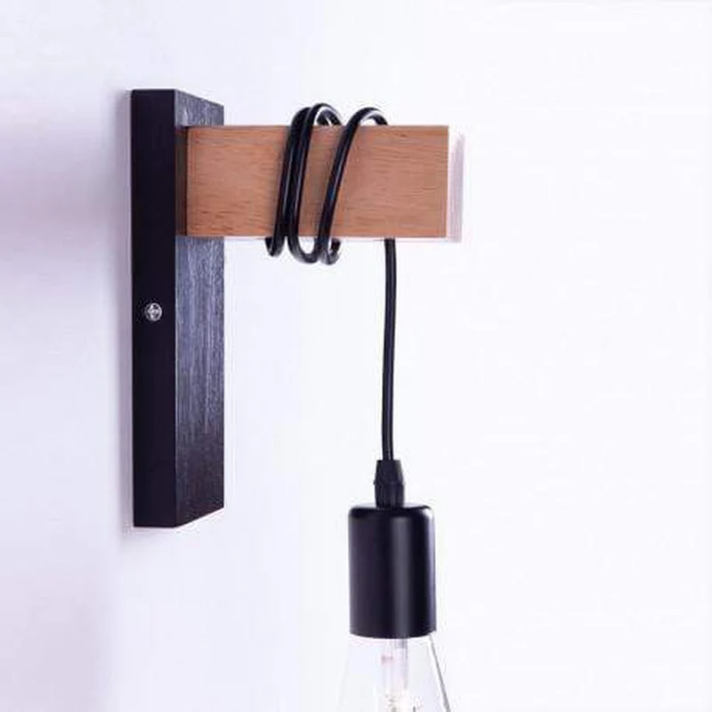 Applique Murale Design Metal Noir