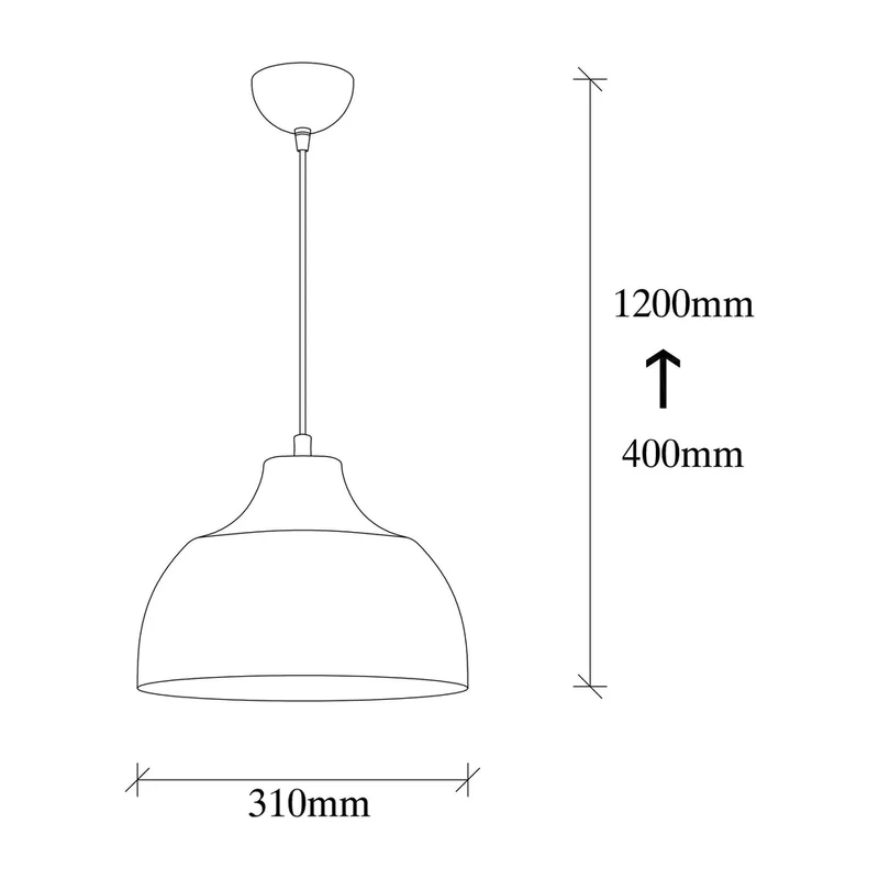 Luminaire Metal Blanc Suspension