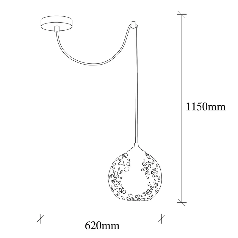 Luminaire Filaire Noir