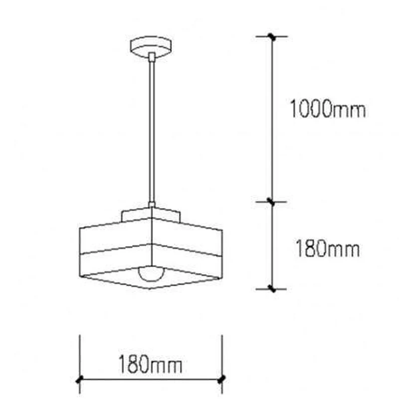 Suspension Lampe Bois